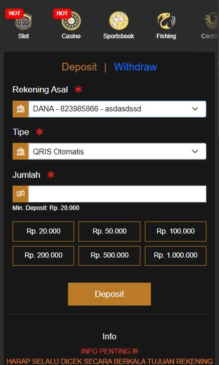 cara deposit APK Freebet 15000 Slot